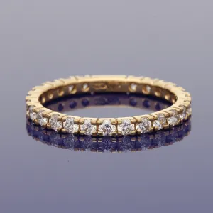 18ct Rose Gold Diamond Eternity Ring