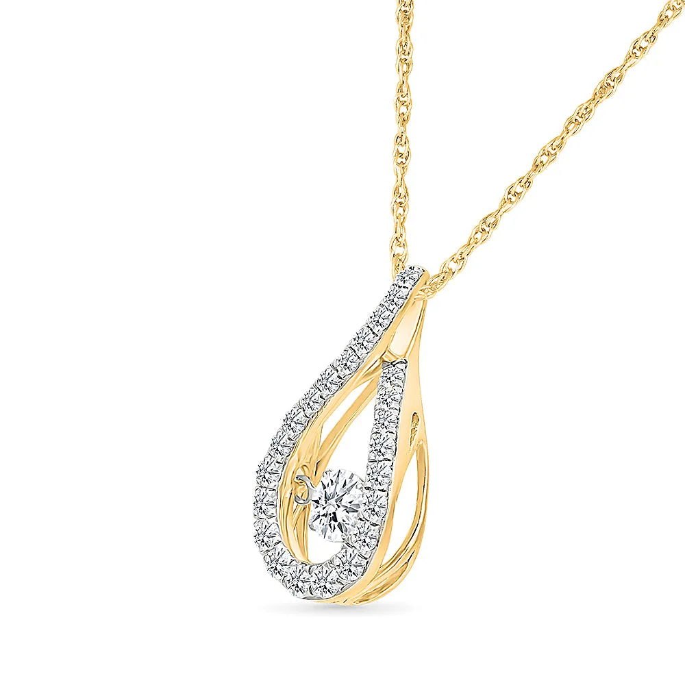 Afra Diamond Pendant