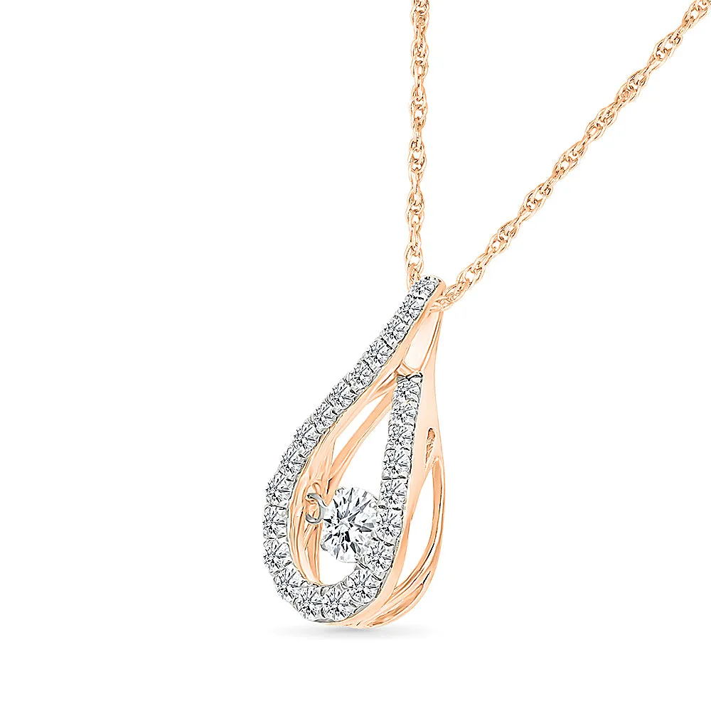 Afra Diamond Pendant