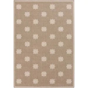 Alfresco Finish Taupe/Beige Area Rug