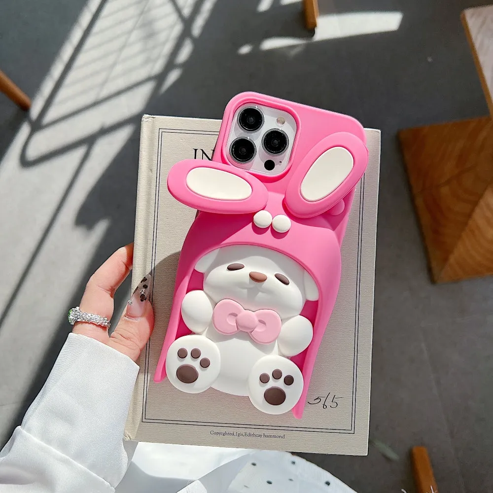 Anti-Slip Bunny TPU (Soft) Silicone Phone Case - iPhone 11
