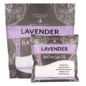Bath Salts Lavender 32 Oz By Soothing Touch