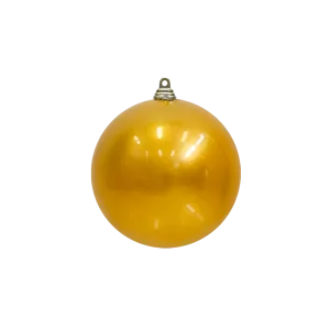 Bauble Outdoor UV Stable Gold 100mm