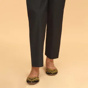 Black Slim Fit Plain Trouser PS4598