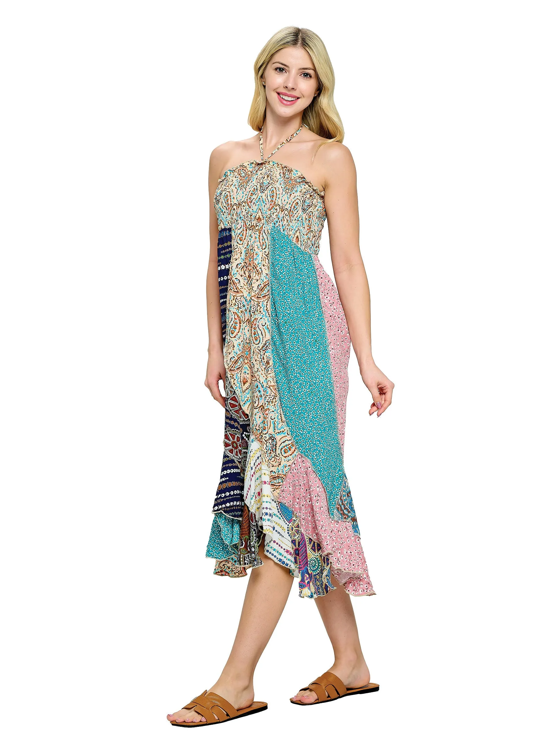 Boho Convertible Dress to Skirt