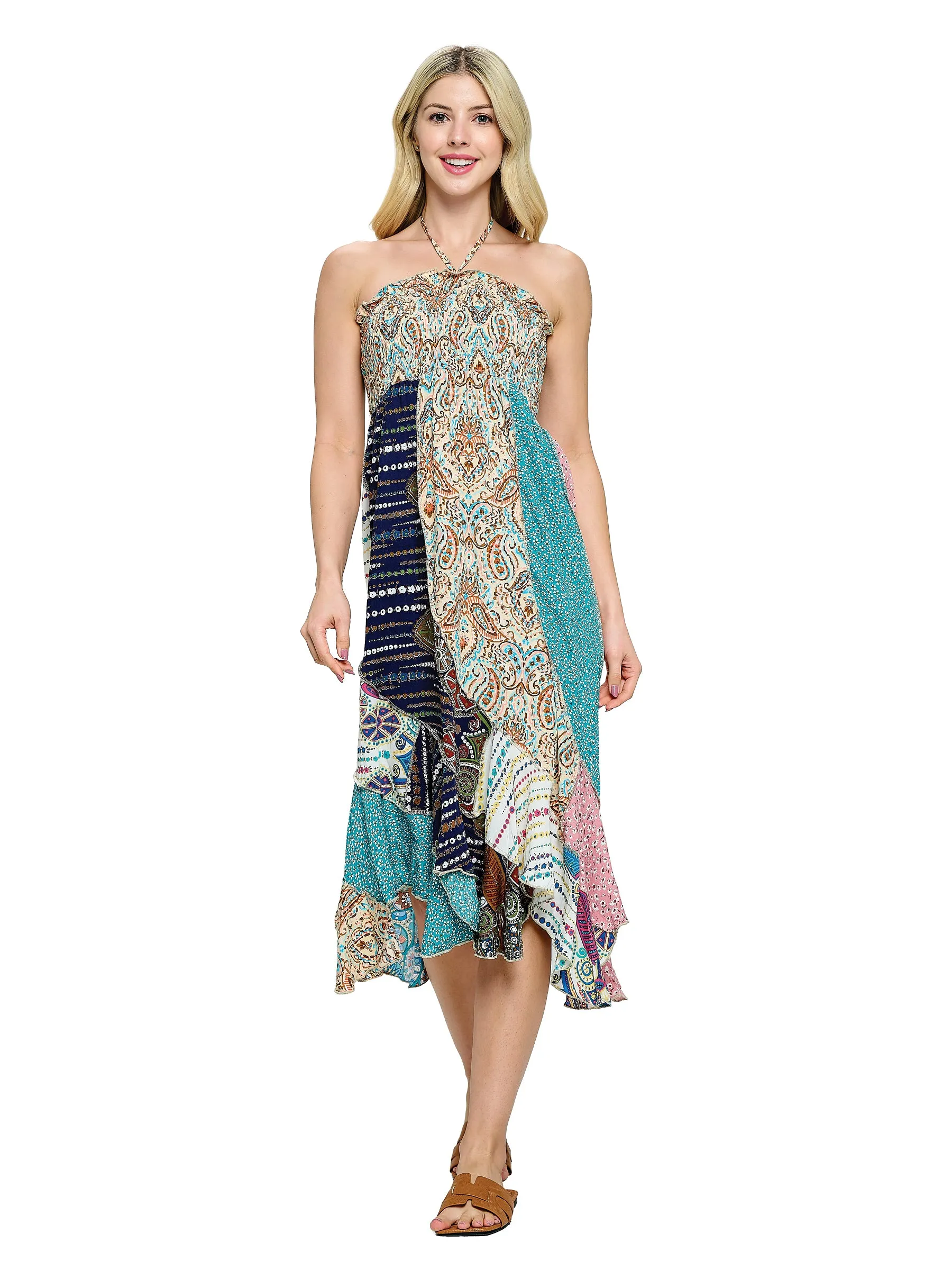 Boho Convertible Dress to Skirt