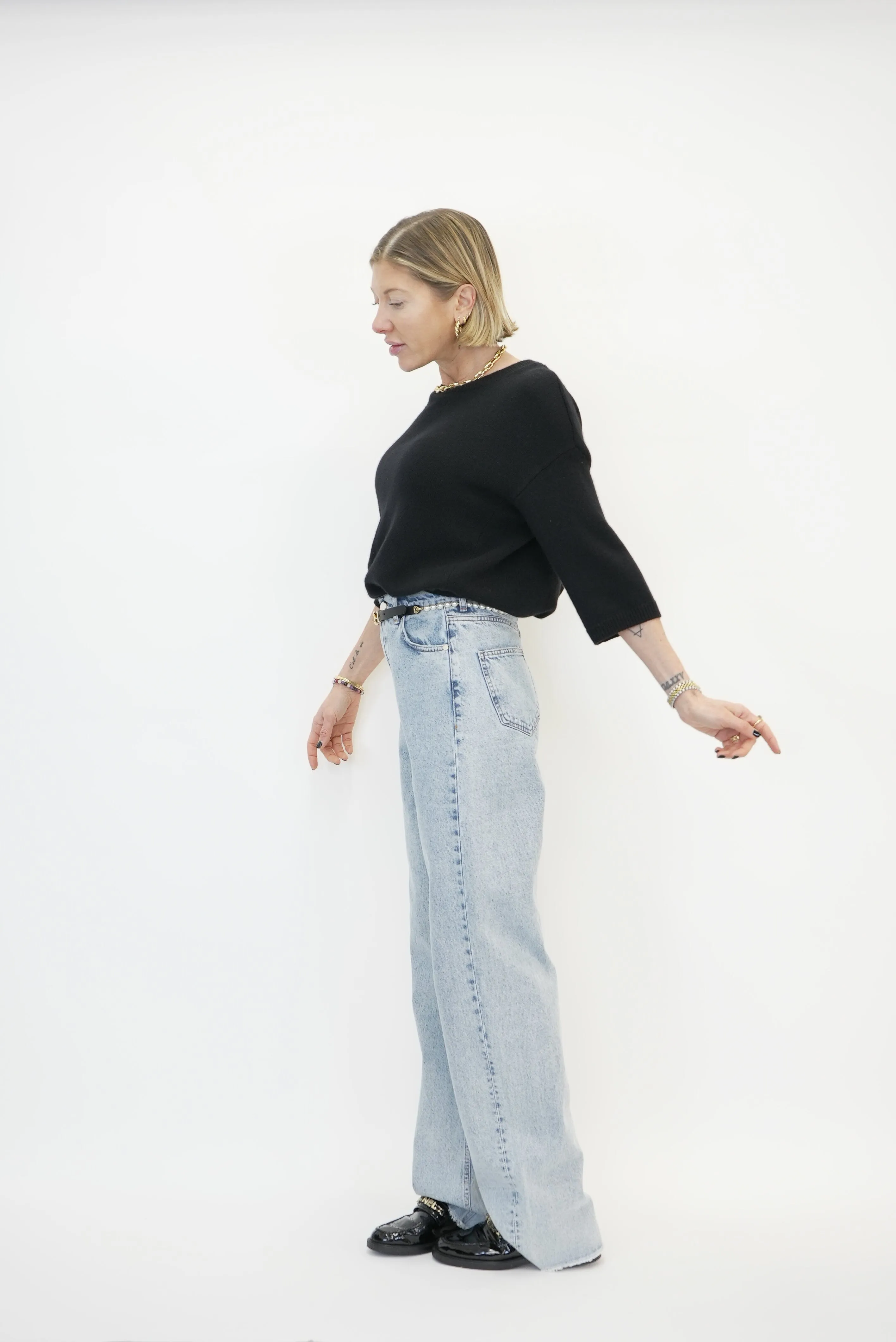 CAMILLE SWEATER IN BLACK