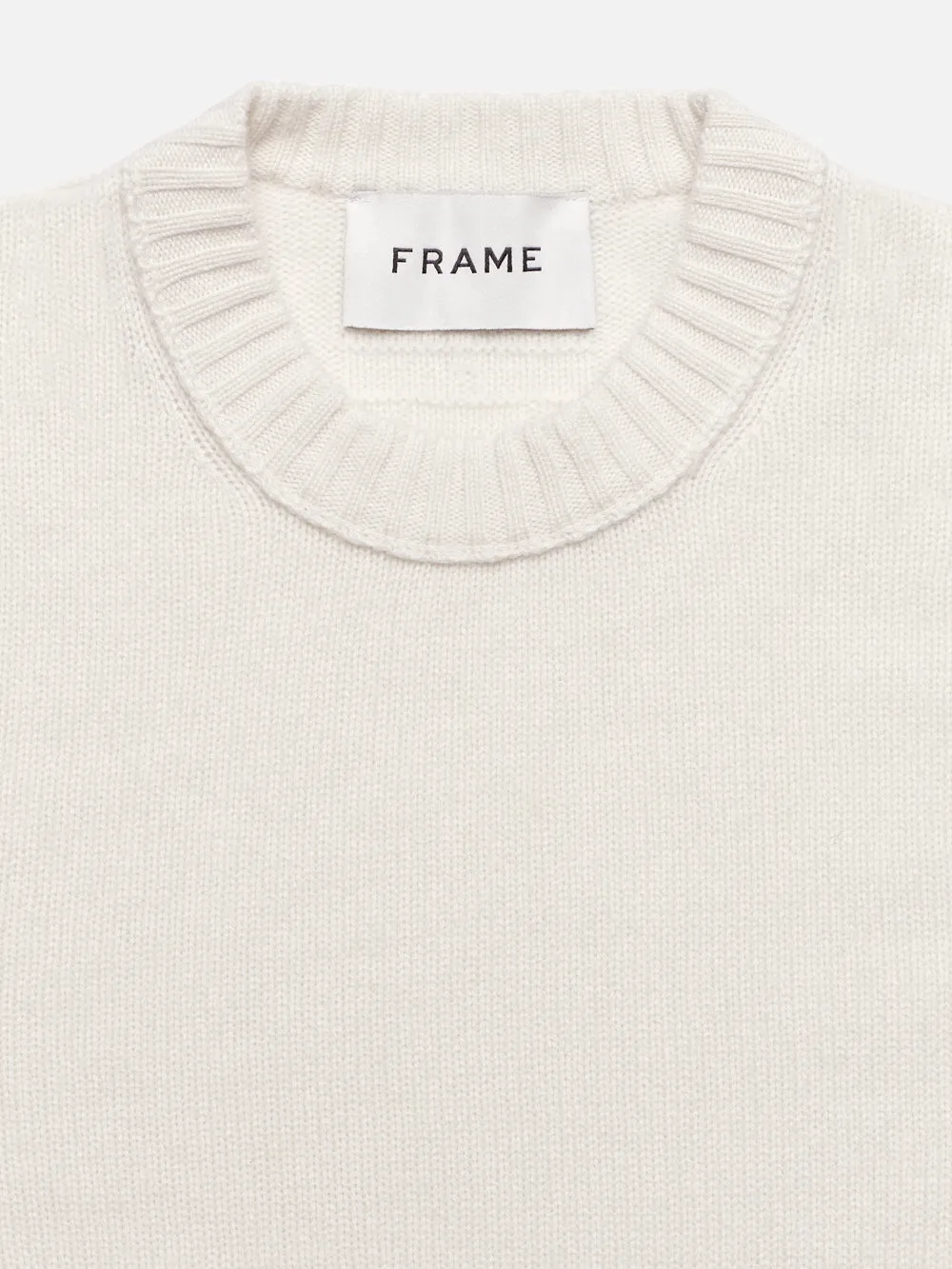 Cashmere Crewneck Sweater -- Cream