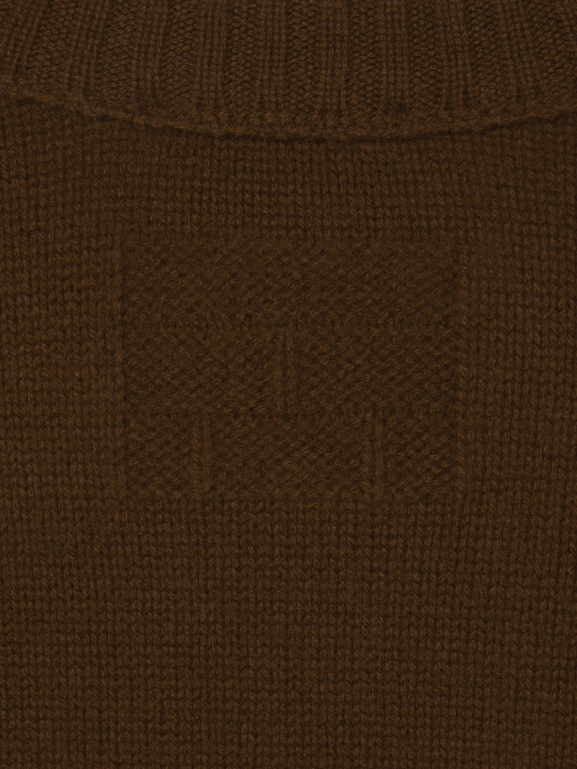 Cashmere Crewneck Sweater -- Dark Camel