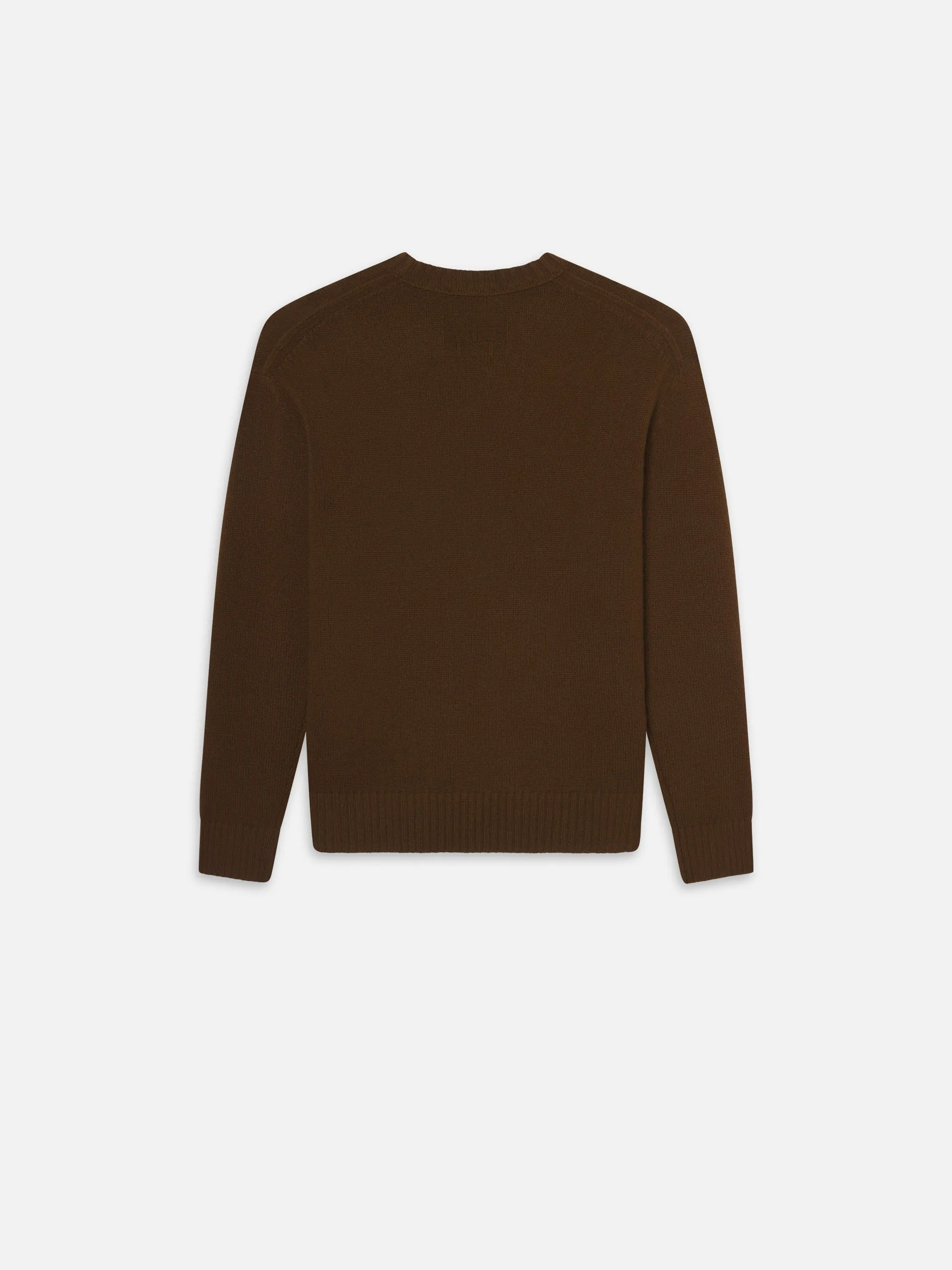 Cashmere Crewneck Sweater -- Dark Camel