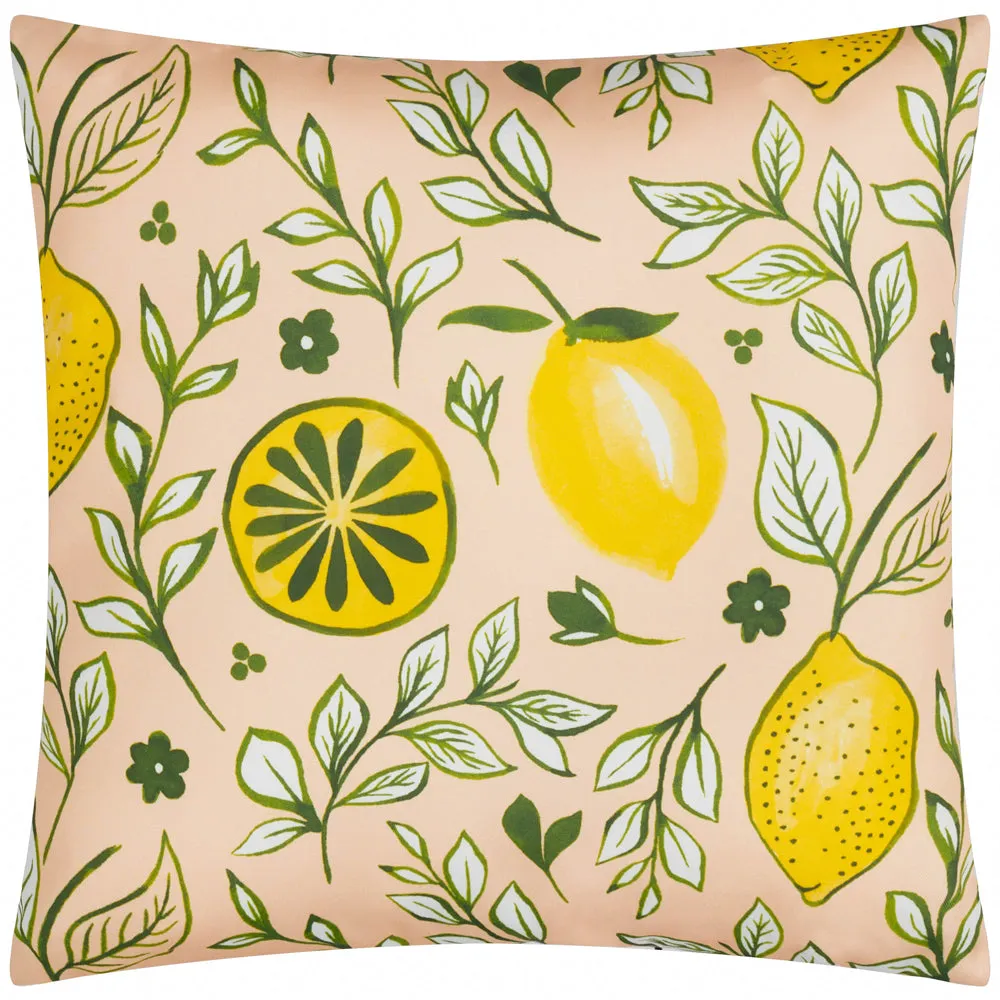 Citronello Printed Outdoor Cushion Peach