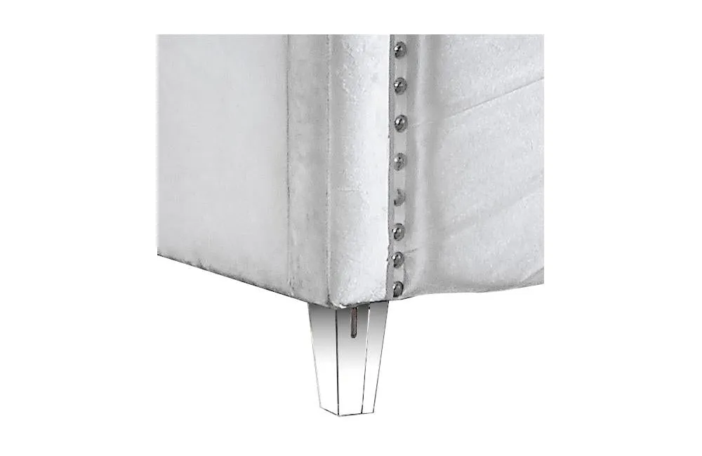 Dahna White Bed