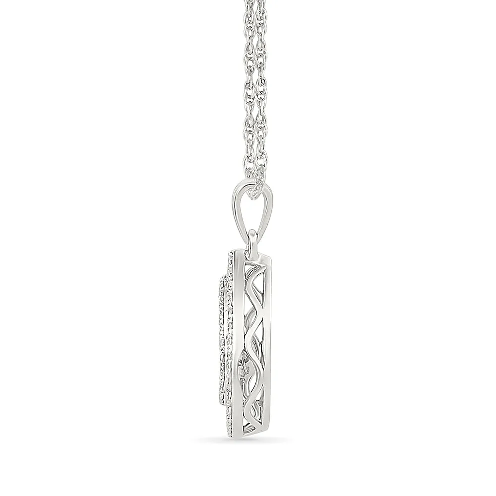 Disney Halo Diamond Pendant