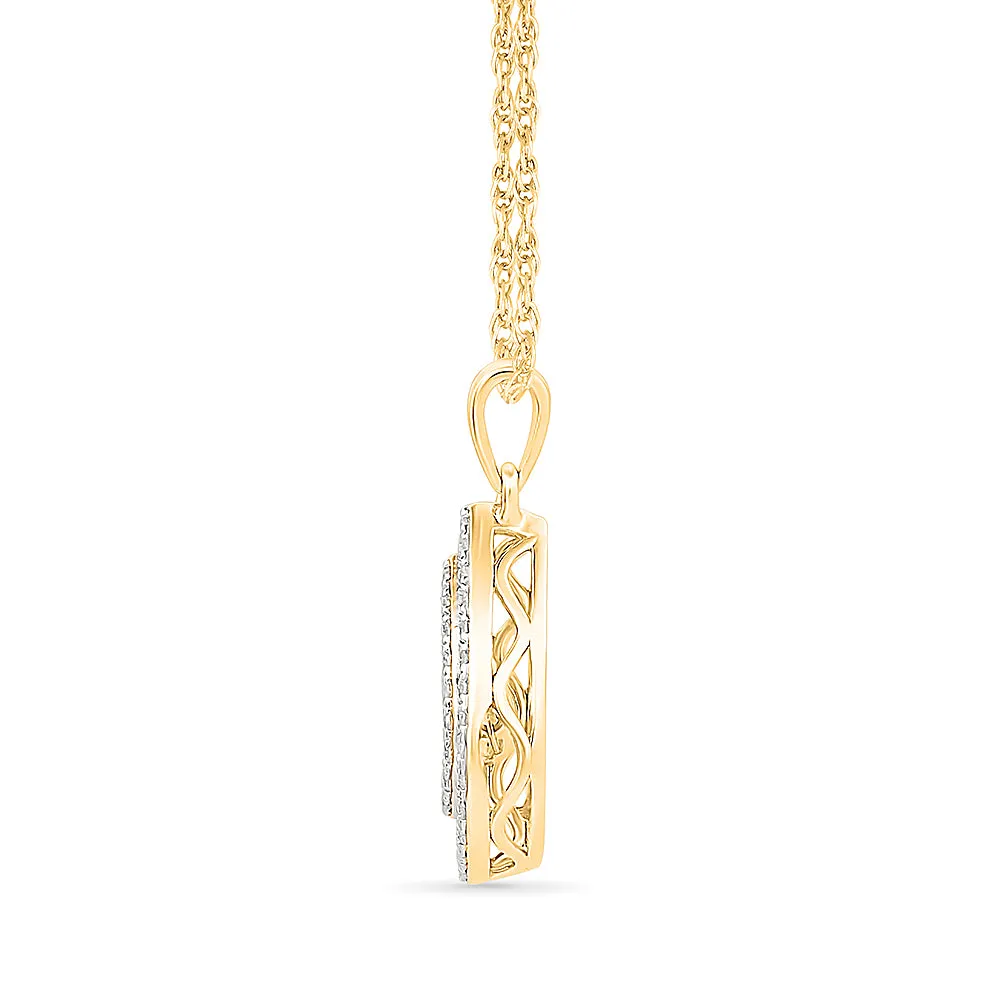 Disney Halo Diamond Pendant