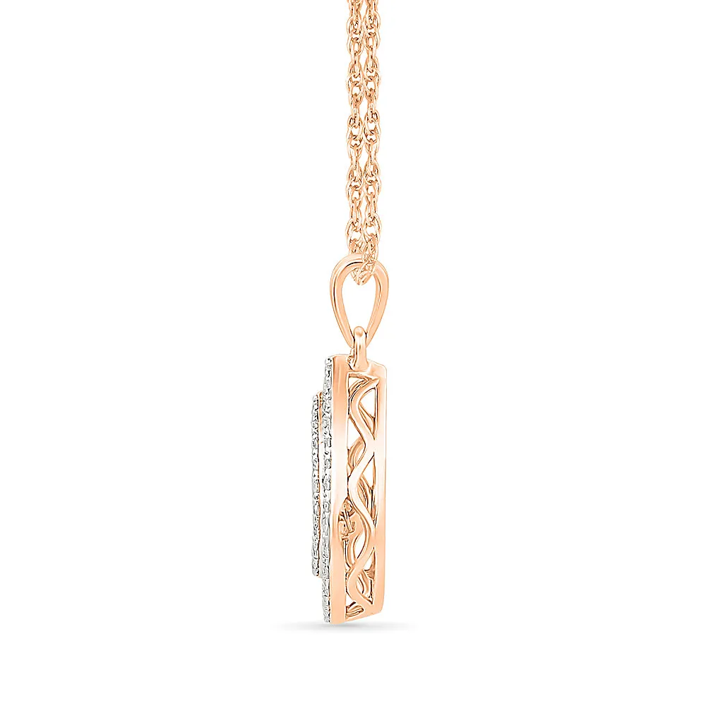 Disney Halo Diamond Pendant
