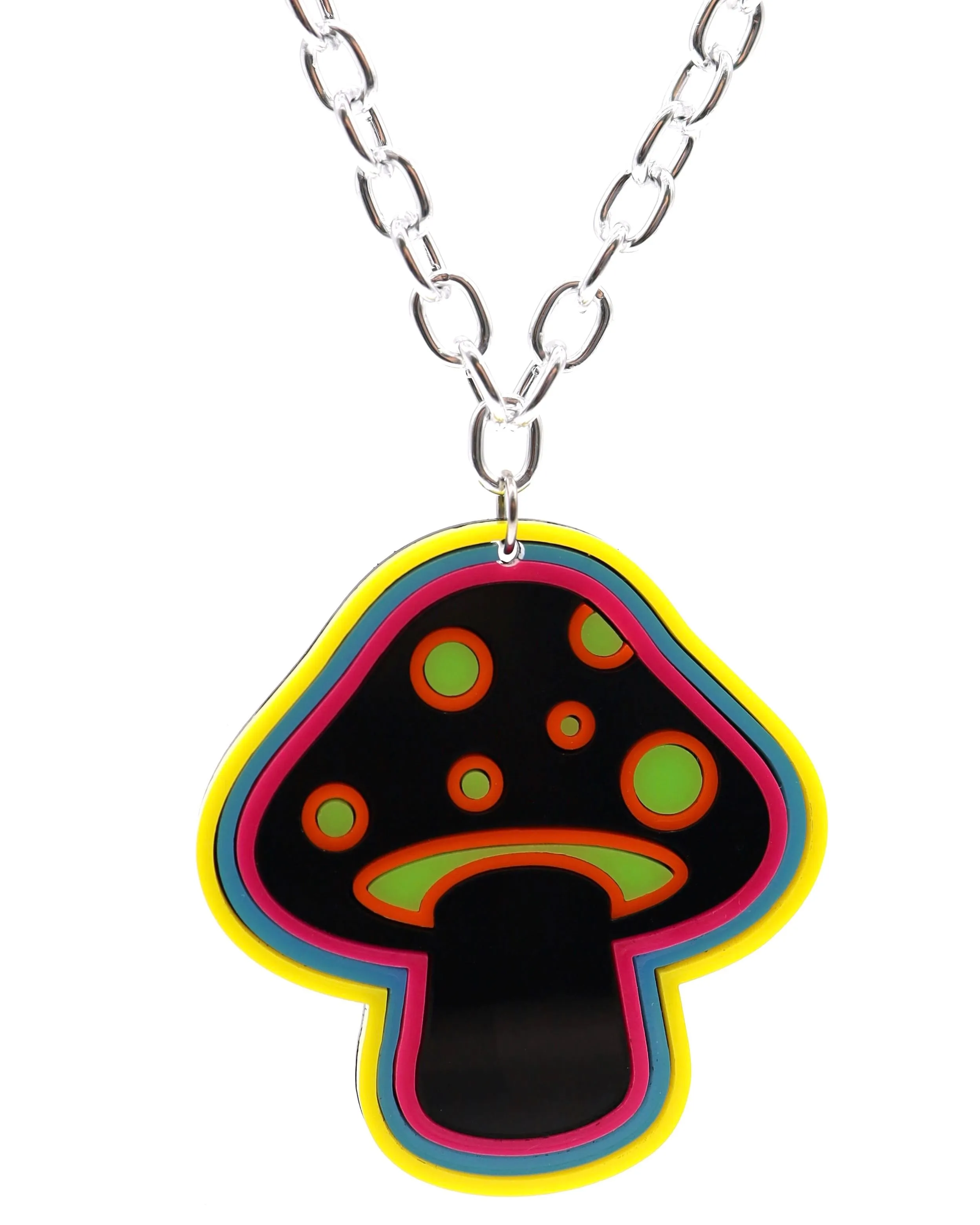 Electric Shroom Choker Necklace