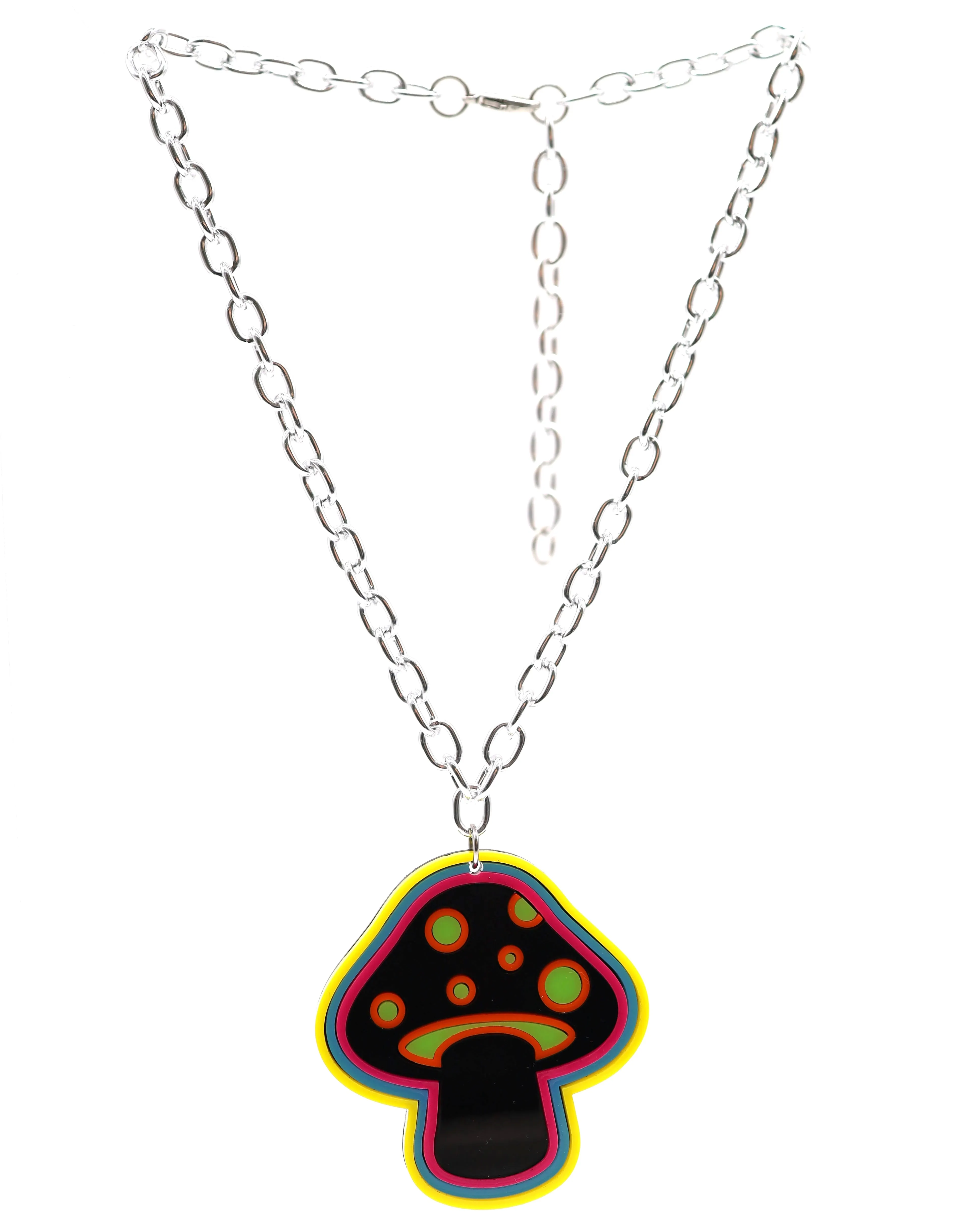Electric Shroom Choker Necklace