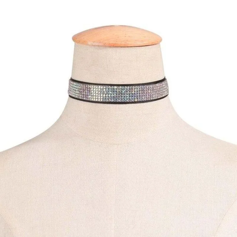 Fashion Multicolour Full Crystal Bridal Necklaces | Bridelily