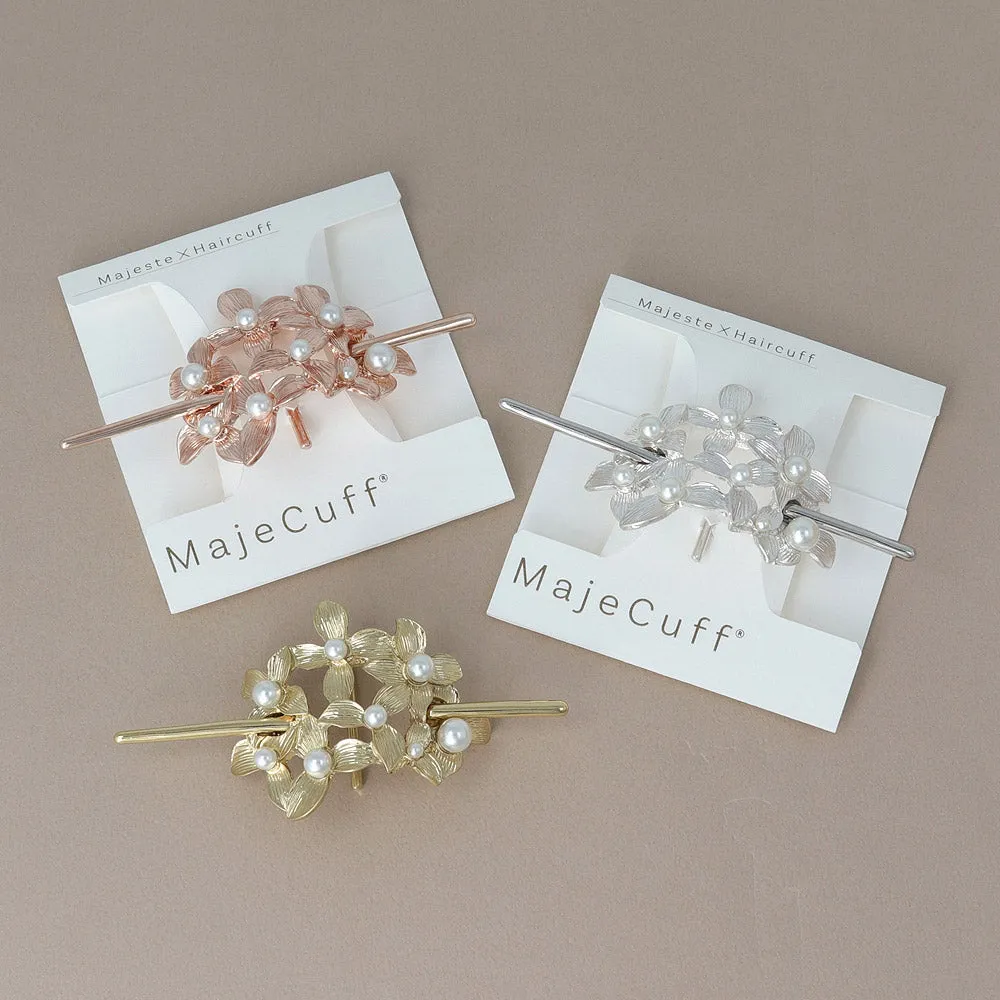 Flower Maje Cuff Pony Hook