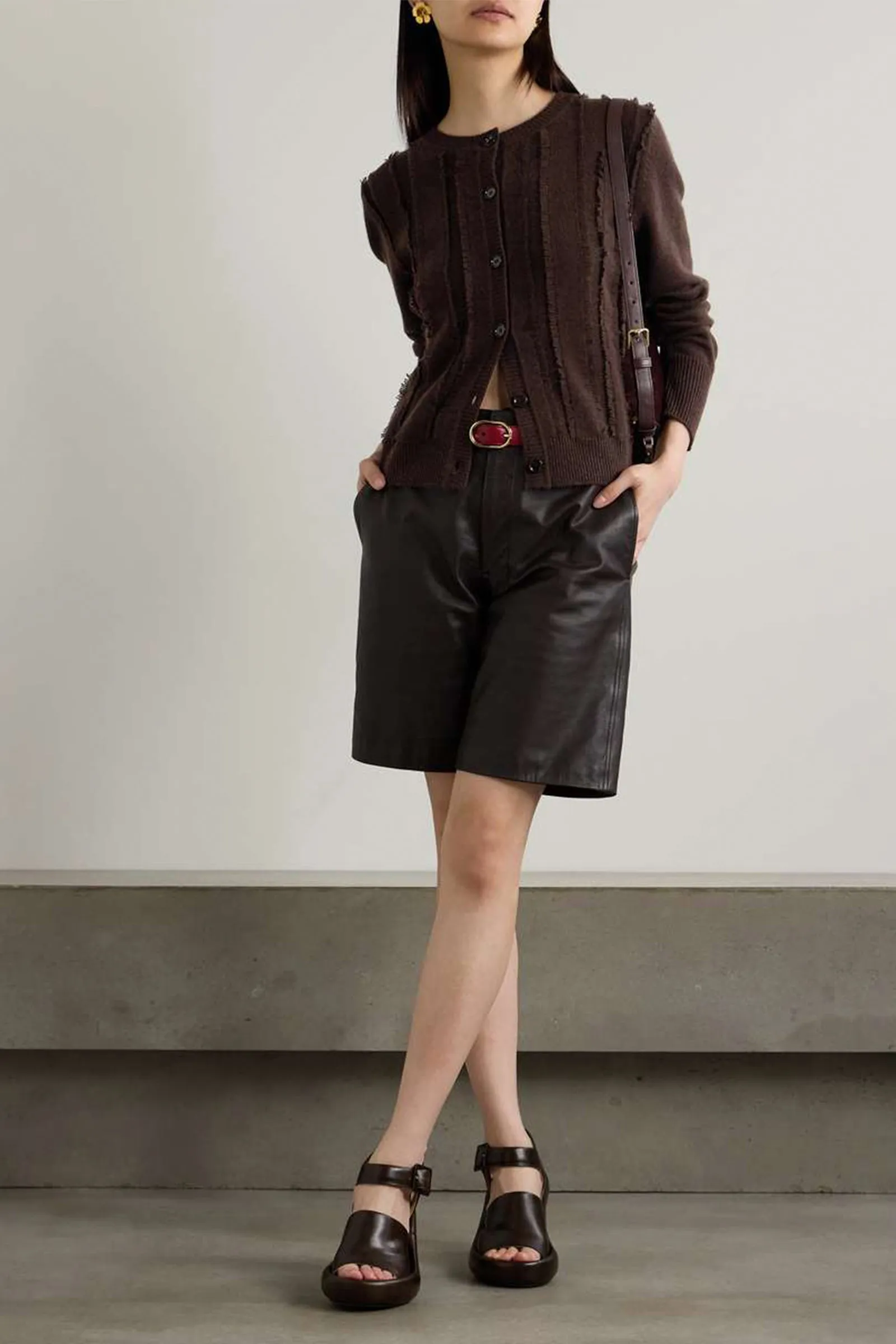 Frayed Wool And Cashmere-Blend Cardigan