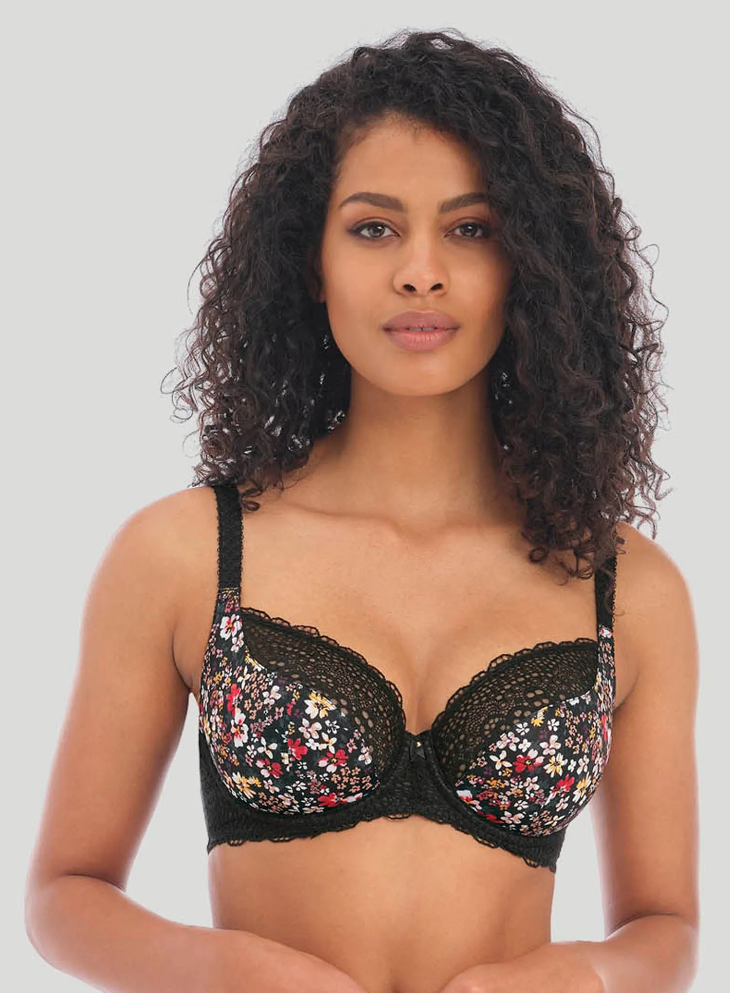 Freya: Boho Vibes Underwired Plunge Bra Black