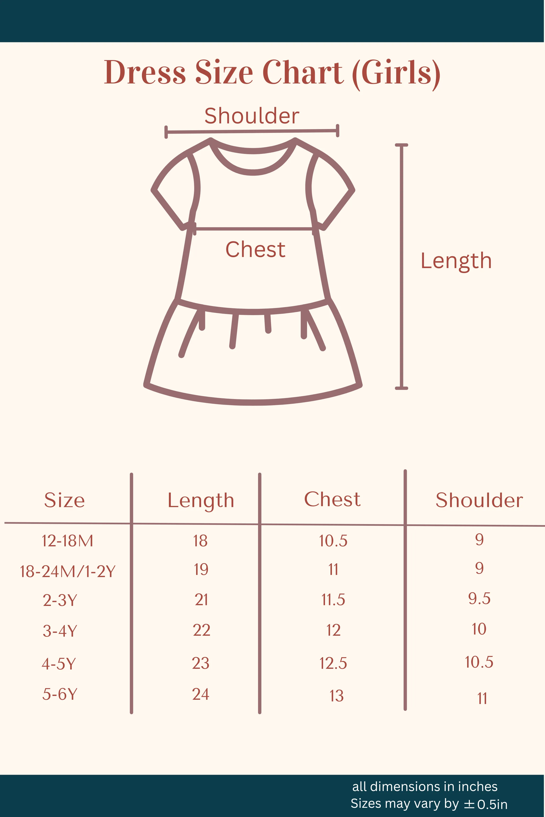 Girls Pure Cotton Seersucker Summer Dress - Solid Rust