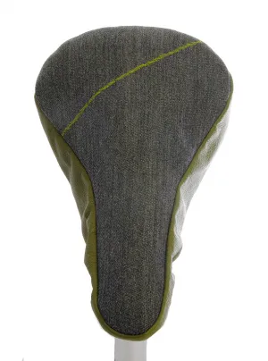 Greenwich Park Saddle Cover - Charcoal & Moss Green