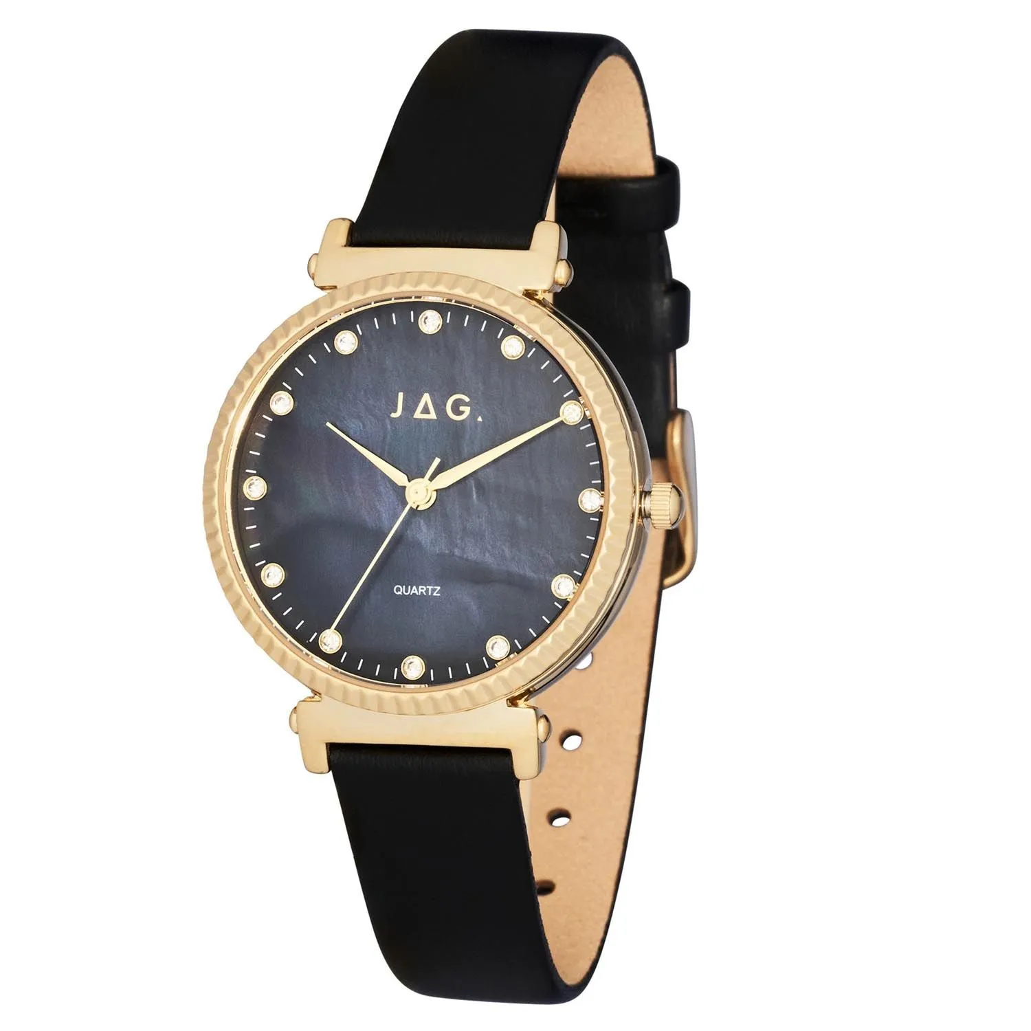 Jag Victoria Black Dial 34mm Watch J2676