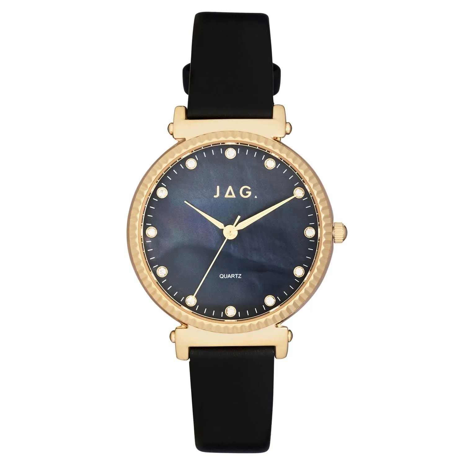 Jag Victoria Black Dial 34mm Watch J2676