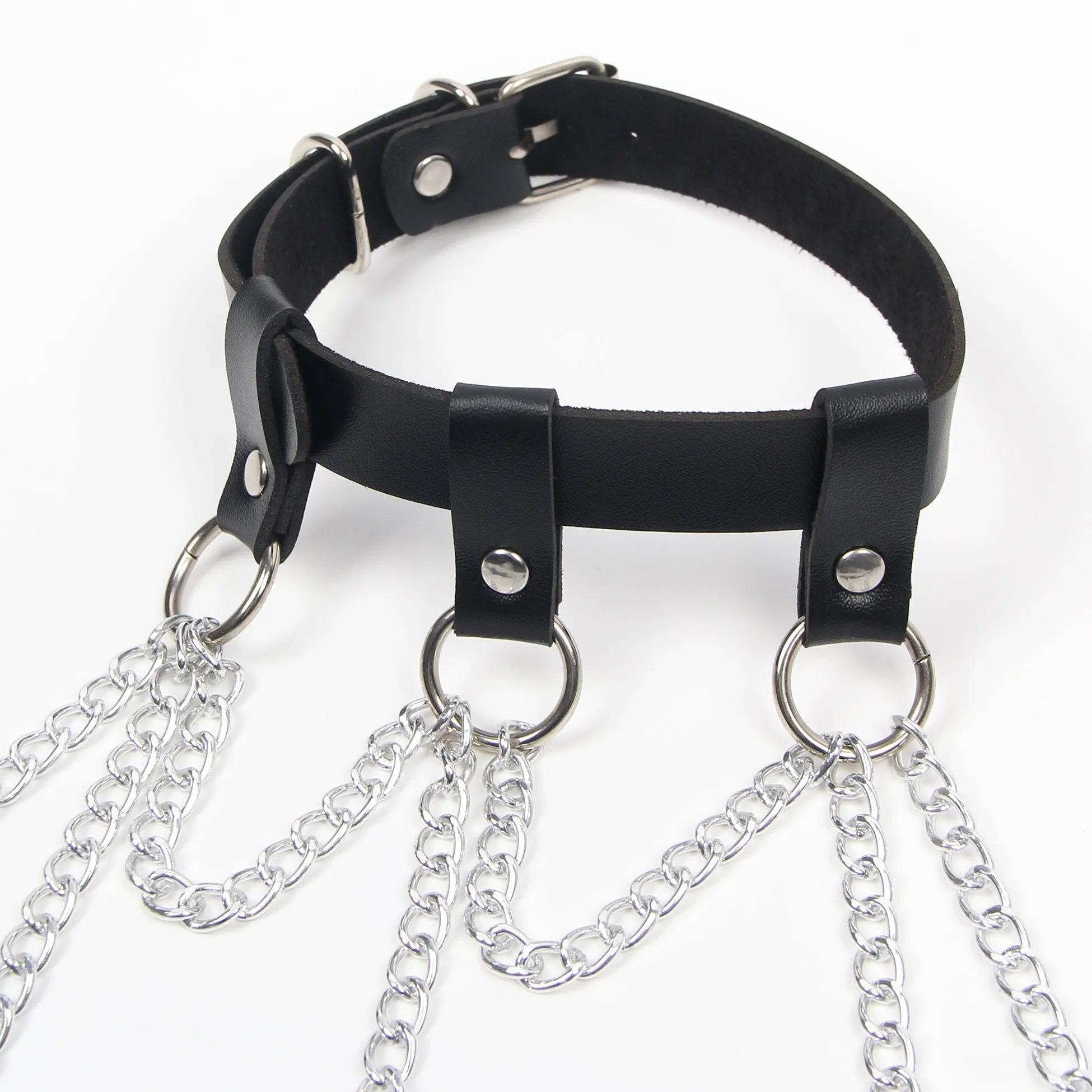 Leather Chest Harness Straps Waist Adjustable Gothic Straps Cage Bras Body Egypt