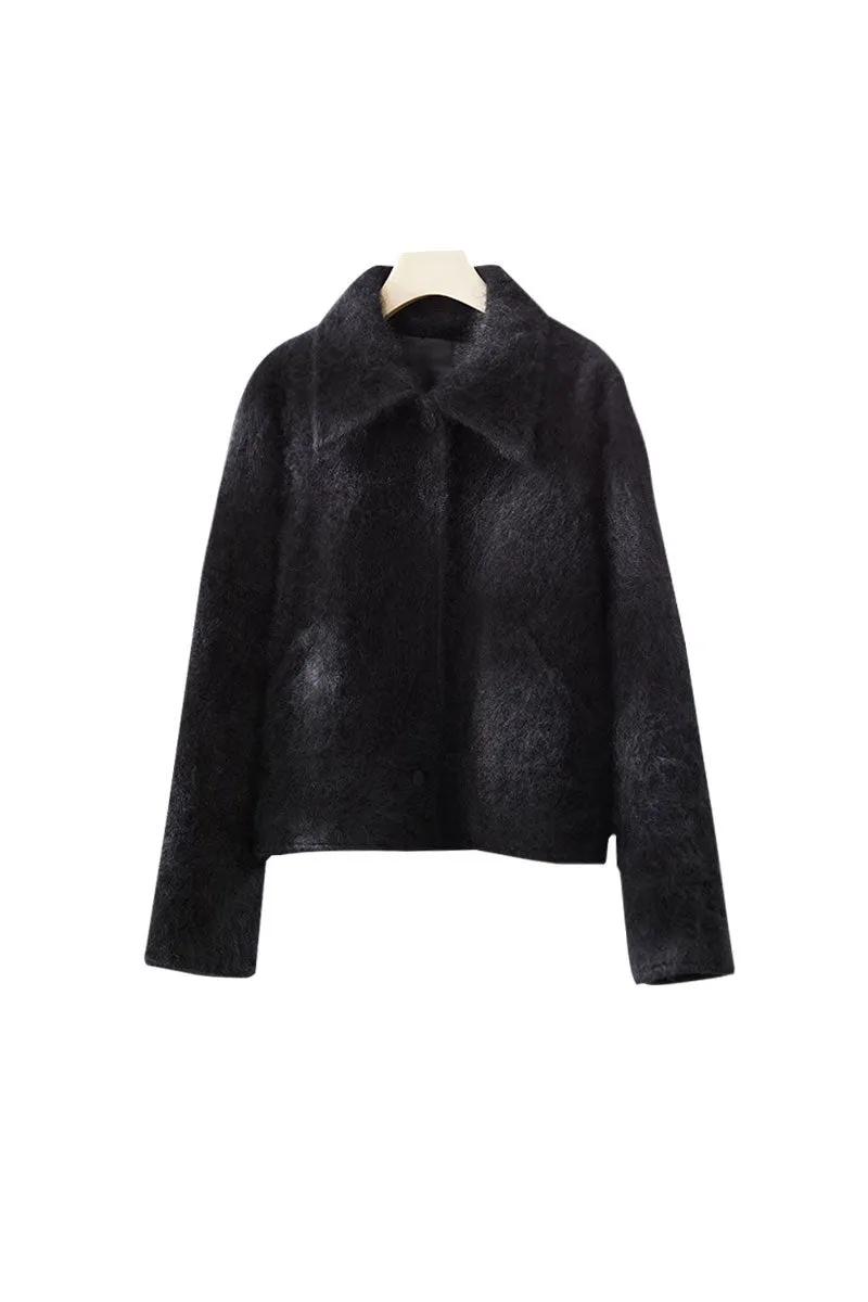 Luxe 100 Cashmere Boxy Cropped Jacket