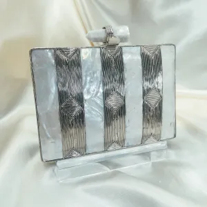 MADIHA Clutch (Silver)