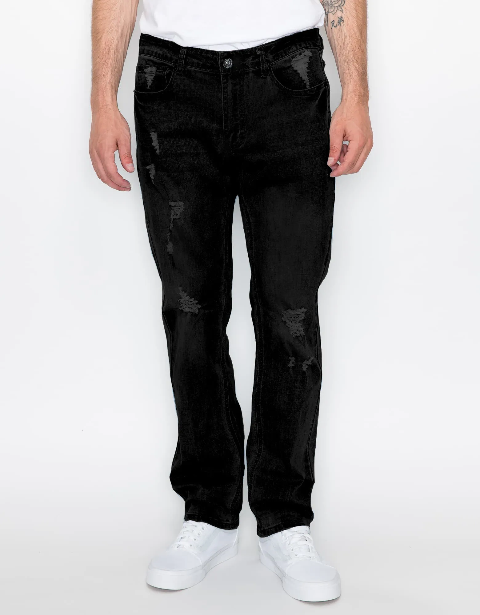 MEN'S CAYENNE RIPPED SLIM FIT JEANS