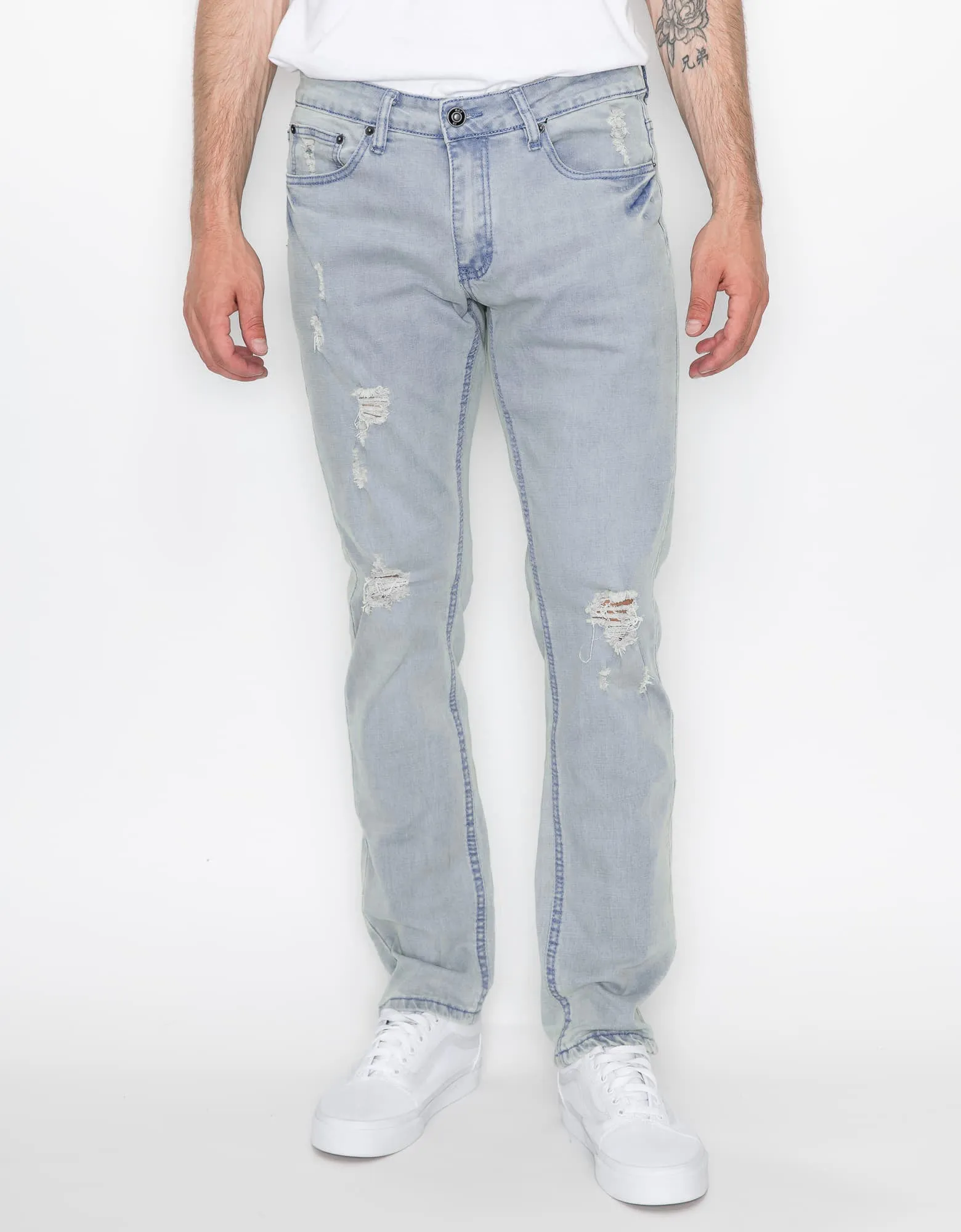 MEN'S CAYENNE RIPPED SLIM FIT JEANS