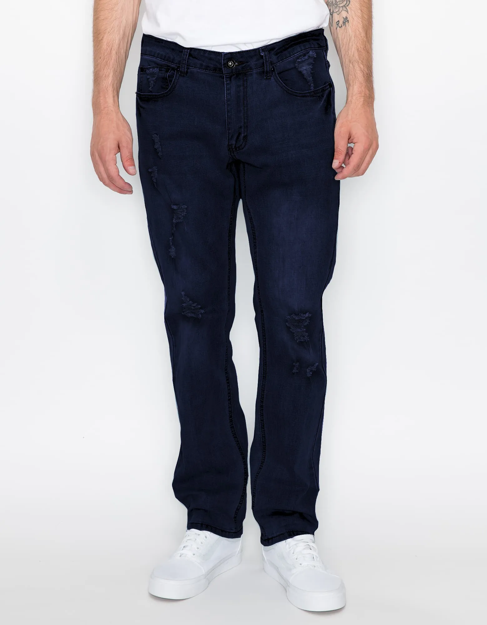 MEN'S CAYENNE RIPPED SLIM FIT JEANS