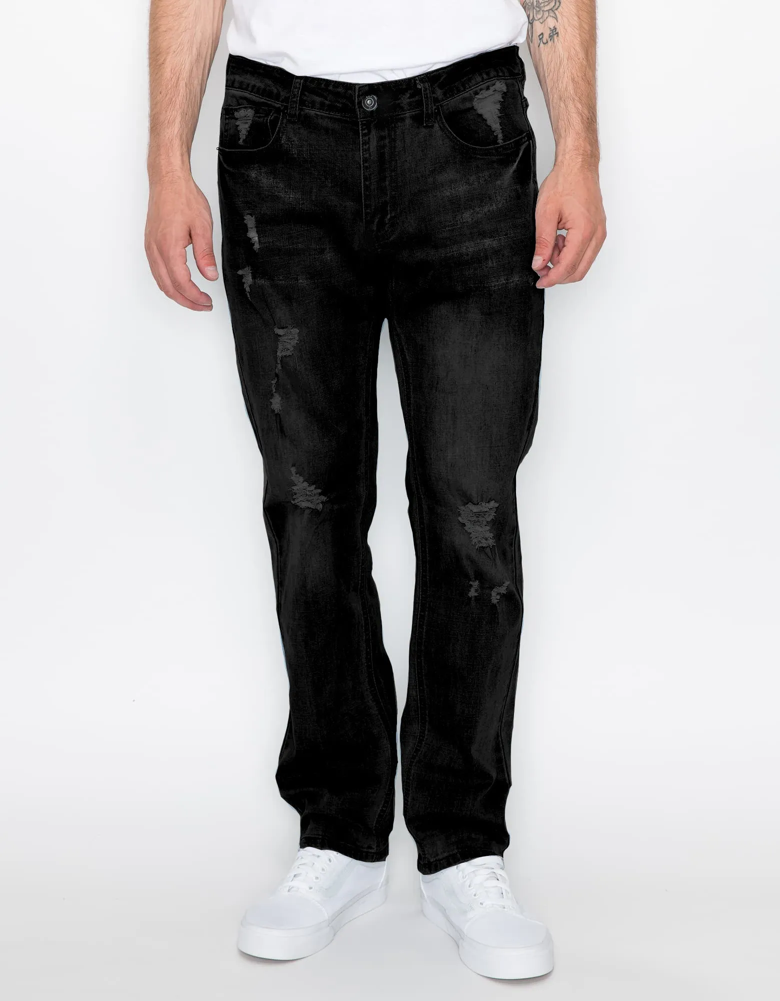 MEN'S CAYENNE RIPPED SLIM FIT JEANS