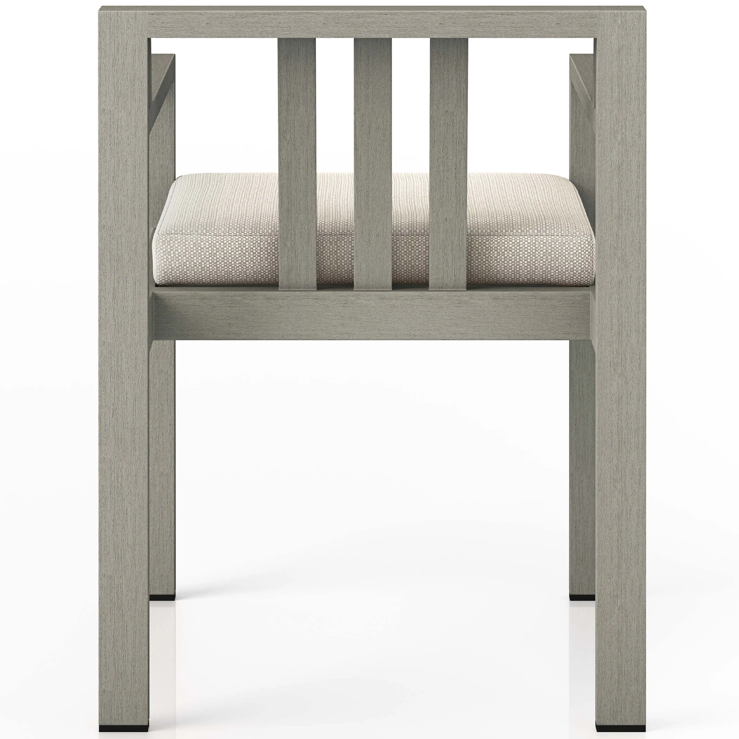 Monterey Outdoor Dining Armchair, Faye Sand/Weathered Grey, Set of 2