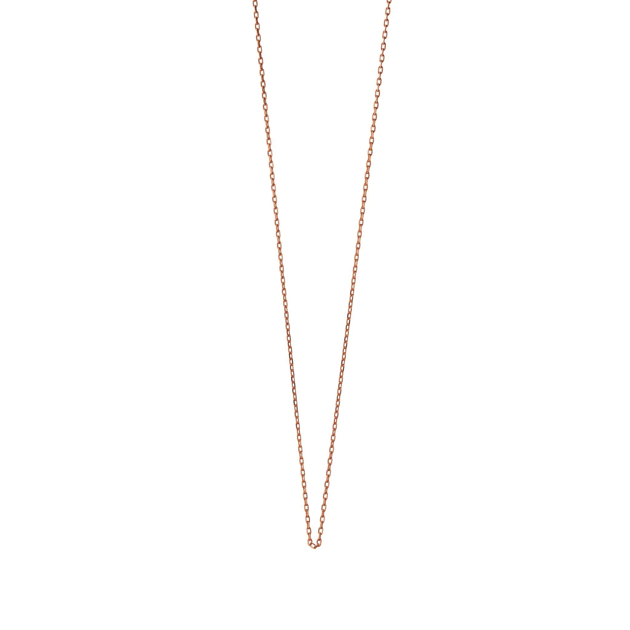 "Jamie" Delicate Diamond Cut Chain- 18K Rose Gold