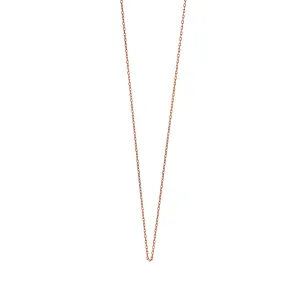 "Jamie" Delicate Diamond Cut Chain- 18K Rose Gold