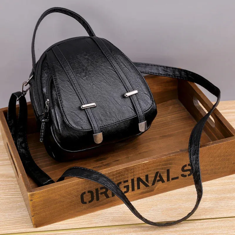 Rustic Elegance Mini Crossbody – Compact & Chic for Her