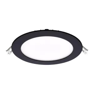 Satco|Nuvo Slim Fit 6" Black LED Downlight