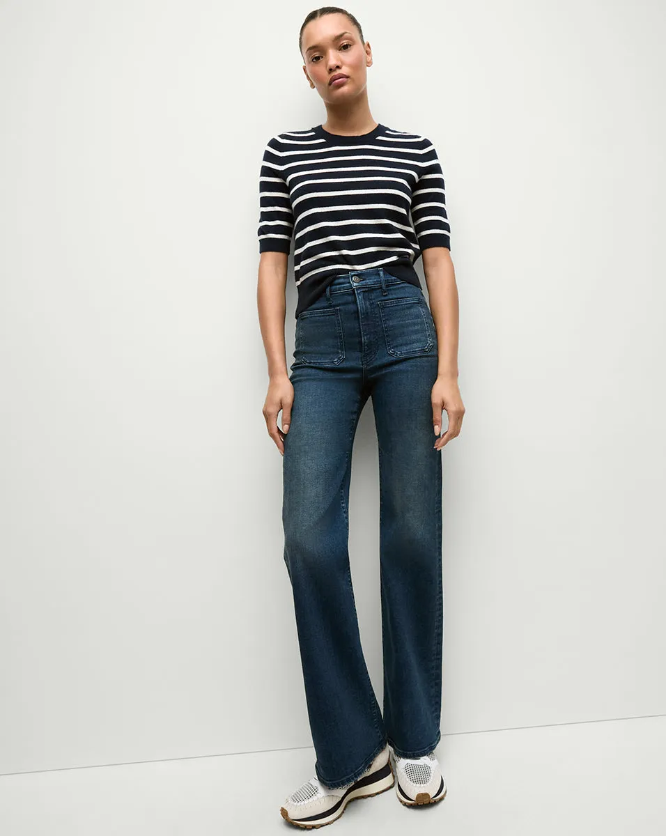 Shana Cashmere Striped Sweater