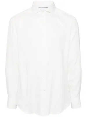 Slim-Fit Flannel Shirt