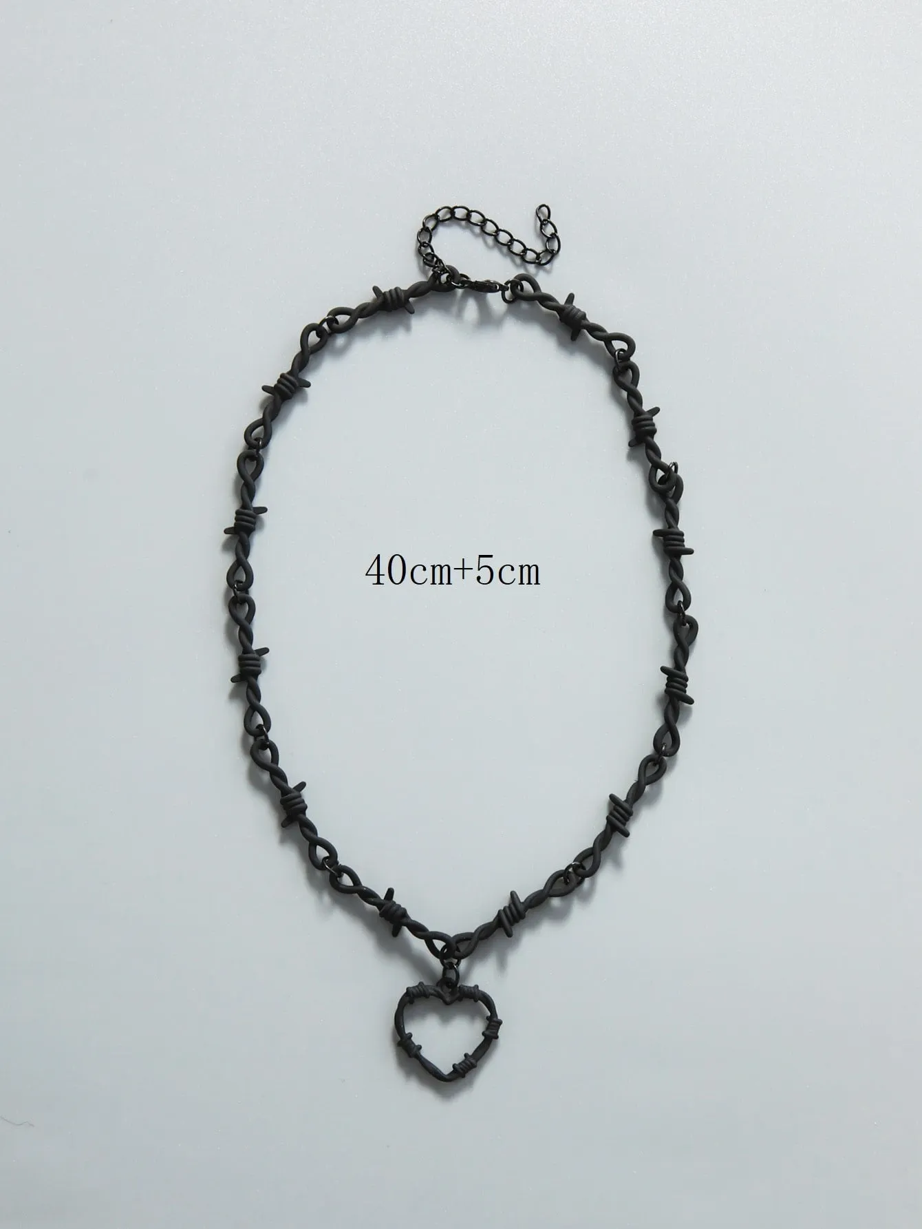 Spiky Heart Charm Necklace for Women Jewelry for Women Necklace Accessories Gift