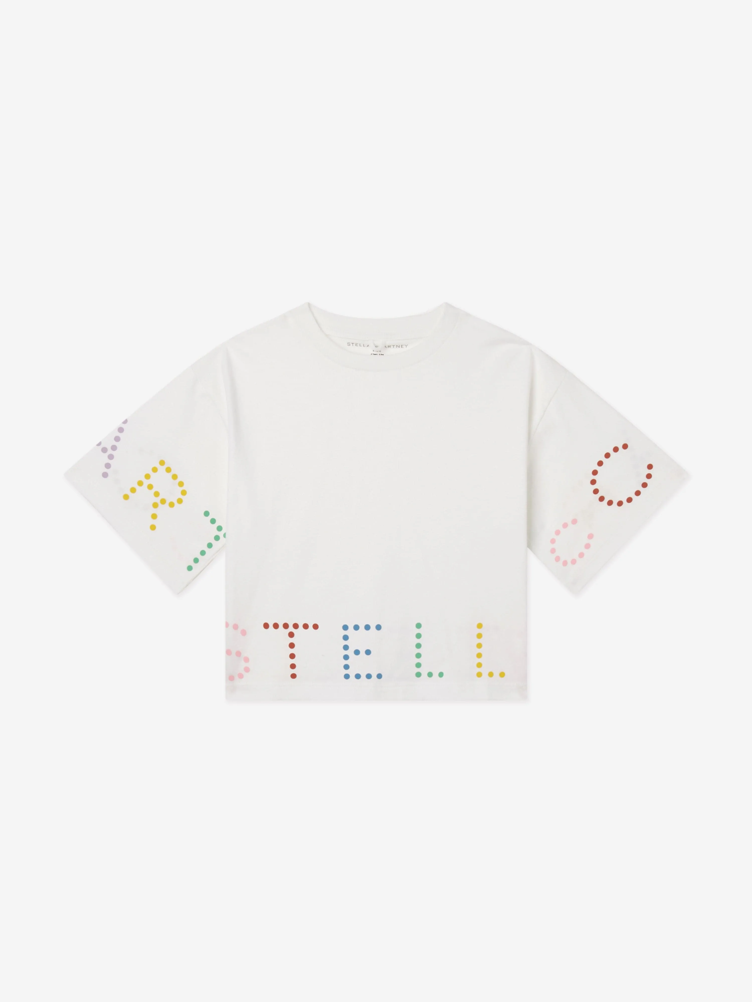 Stella McCartney Girls Logo T-Shirt in Ivory