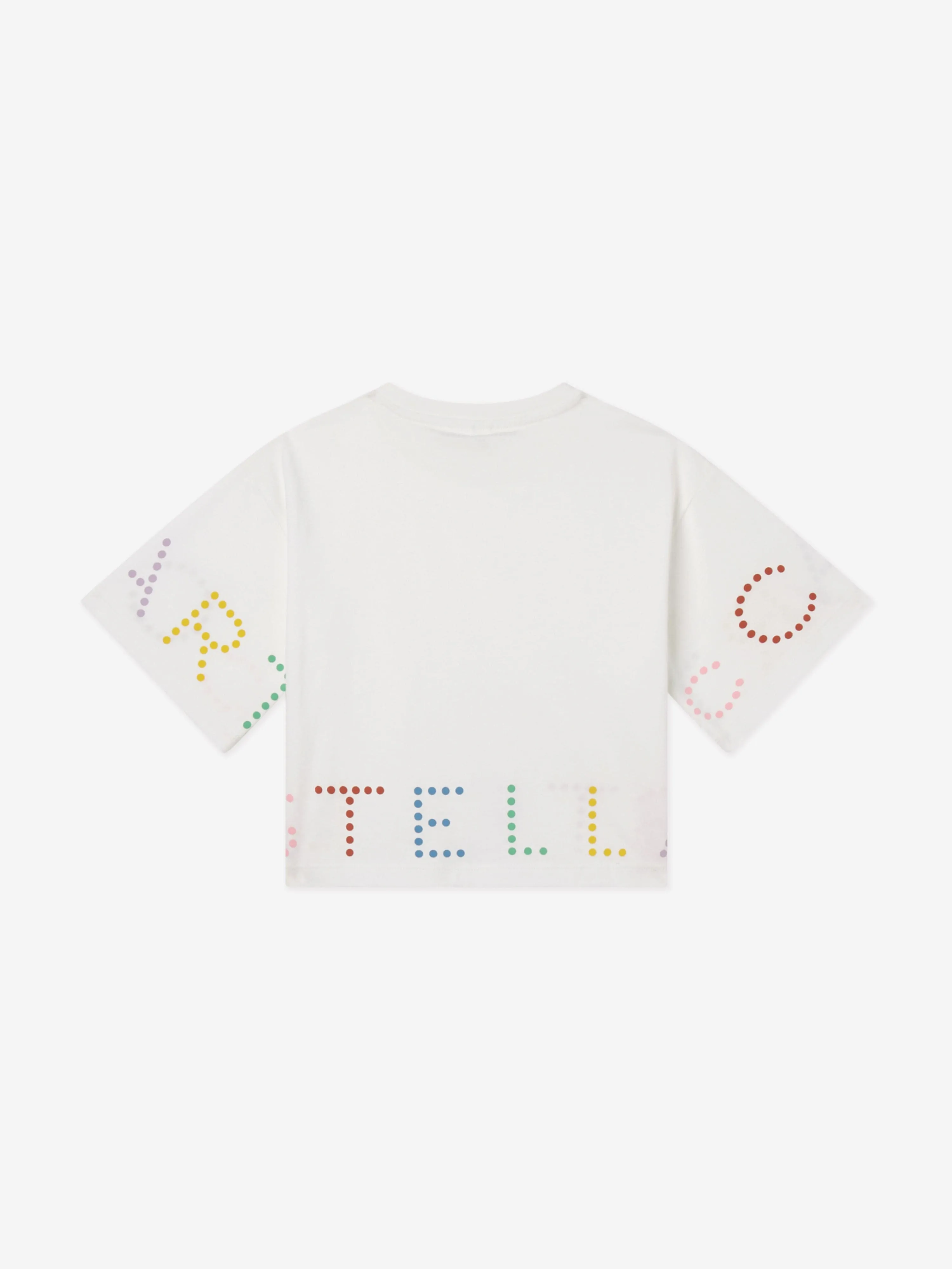 Stella McCartney Girls Logo T-Shirt in Ivory