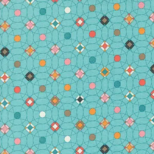 Sunday Brunch by Basic Grey for Moda Fabrics - Scrambler Dot Mint Tea - 30753 13 - Sold in 1/2 yard increments