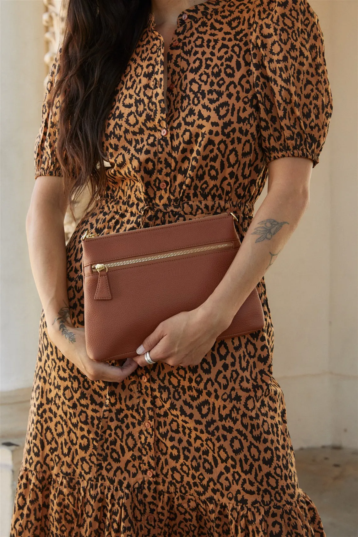 Sydney Crossbody Bag in Maple
