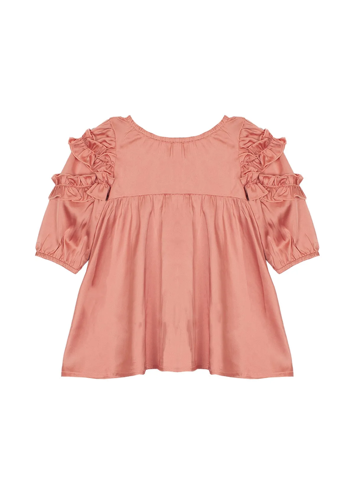 Symphony Ruffled Sleeve Dress