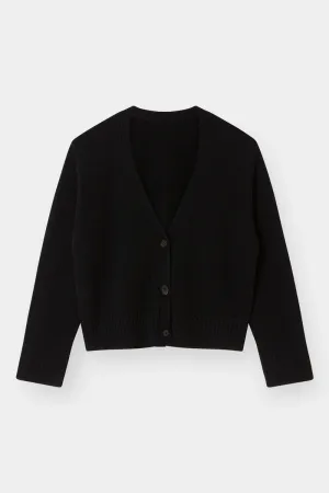 THE CLASSIC CARDIGAN - BLACK